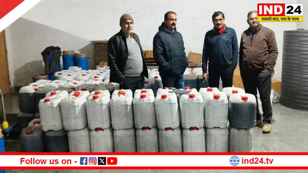 हापुड़ में बड़ा खुलासा: 15 हजार किलो मिलावटी शहद जब्त, लैब रिपोर्ट में हुआ नकली साबित