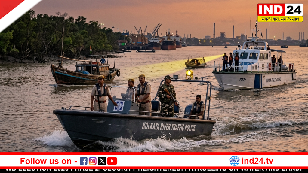 सुंदरबन से हल्लीशहर तक जलमार्गों पर कड़ा पहरा: दूसरे चरण की वोटिंग से पहले 'बाहरी' घुसपैठ रोकने के लिए उतरीं स्पीडबोट्स