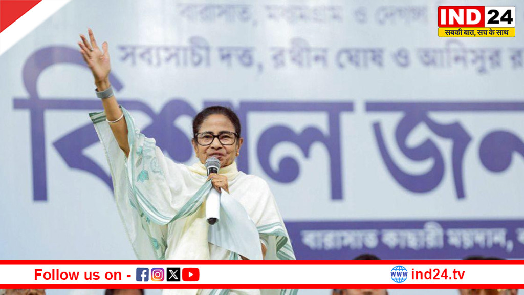 बैरकपुर में गरजी ममता बनर्जी — DA फाइल पर चुनाव आयोग को घेरा, कर्मचारियों को दिया बड़ा आश्वासन