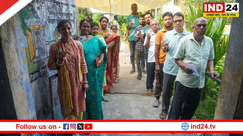 बंगाल-तमिलनाडु में मतदान जारी, सुबह 9 बजे तक बंगाल में 19% और तमिलनाडु में 18% वोटिंग