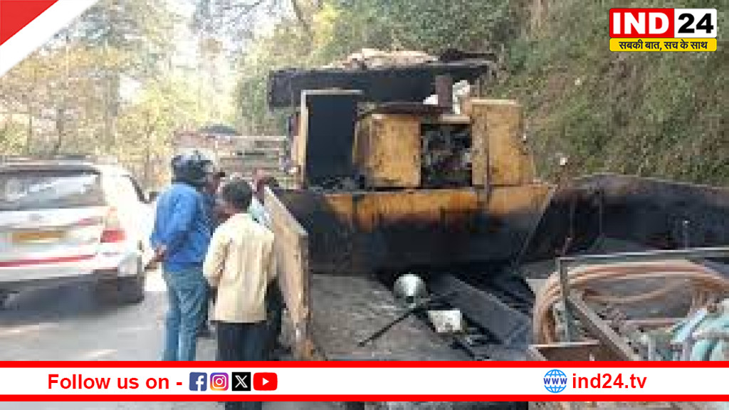 मसूरी में घटिया निर्माण पर बवाल: मोतीलाल नेहरू मार्ग की बदहाल सड़क को लेकर आंदोलन की चेतावनी