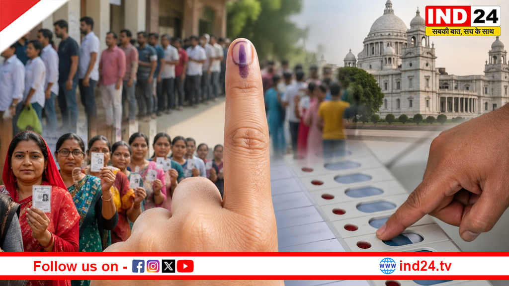 दूसरे चरण में वोटिंग का रिकॉर्ड उछाल, कोलकाता समेत कई जिलों में टूटा 2021 का आंकड़ा