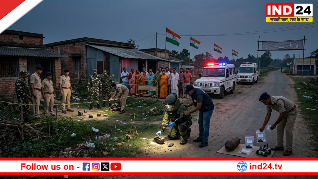 बंगाल के रण में 'बम' का साया: दूसरे चरण के मतदान से पहले नदिया में धमाके की दहशत; चुनाव आयोग के सख्त निर्देश— '24 घंटे में हो एक्शन