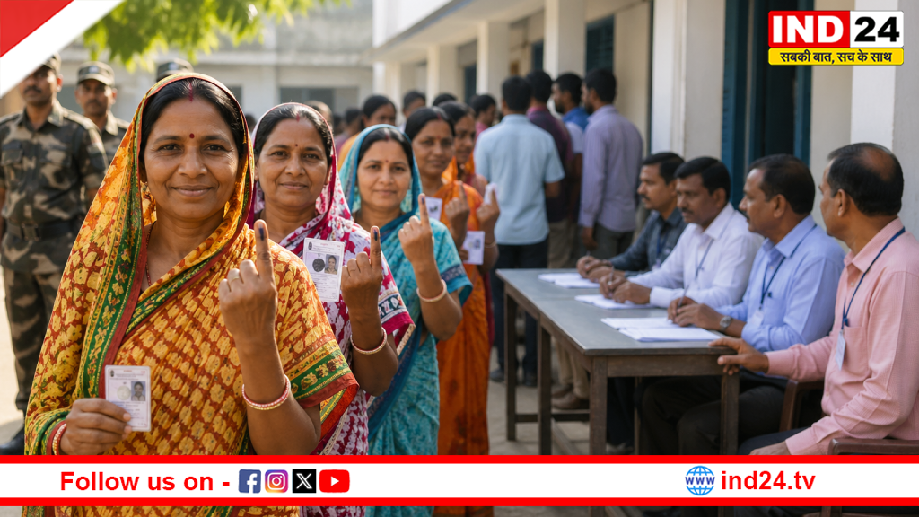 भांगर–कैनिंग में बदली चुनावी कहानी: पहली बार बिना बम-गोली के शांतिपूर्ण मतदान