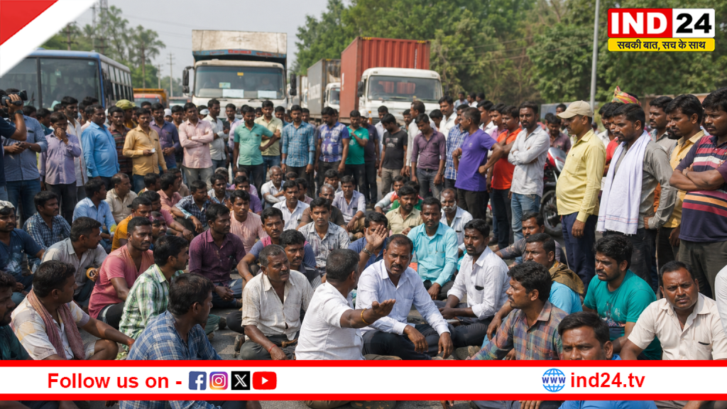 वोट डाले बिना ही दर्ज हुआ मतदान, सूची से गायब नामों पर हंगामा और हाईवे जाम