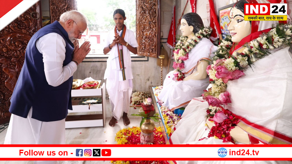 पीएम मोदी का ठाकुरनगर दौरा, मतुआ मंदिर में पूजा कर दिया बड़ा राजनीतिक संदेश