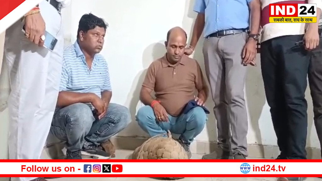 रायपुर : 50 करोड़ की डील से पहले जिंदा पैंगोलिन के साथ 2 तस्कर गिरफ्तार