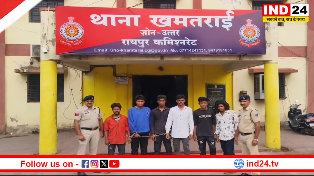 रायपुर में गोदाम चोरी का खुलासा: CCTV से पकड़े गए 6 आरोपी