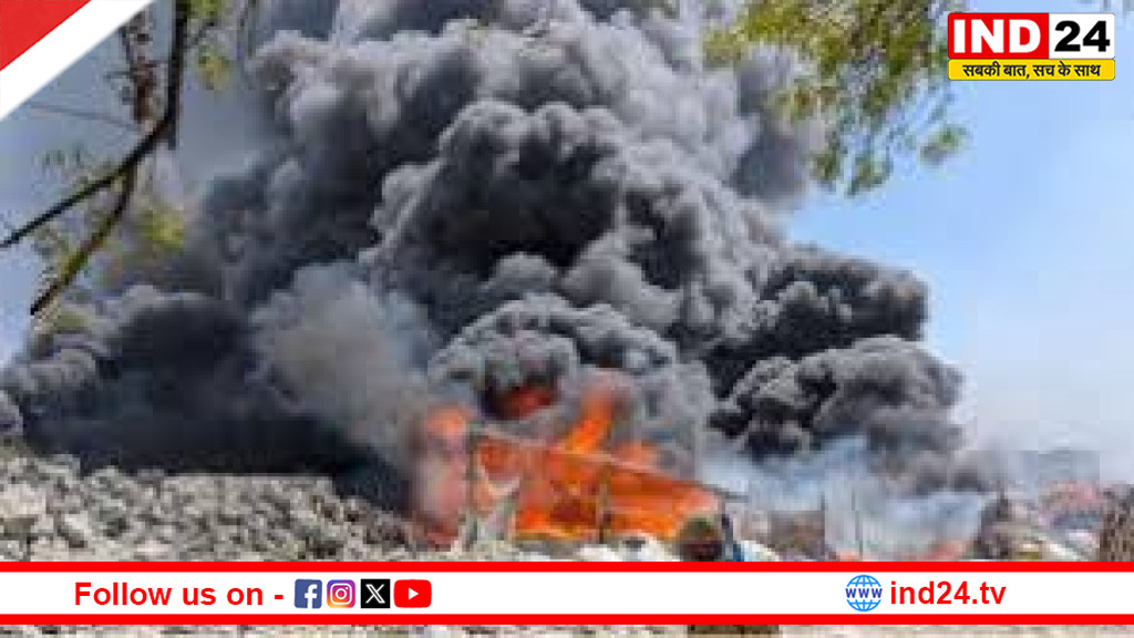 गाजियाबाद में भीषण अग्निकांड: 500 झुग्गियां जलकर राख, सिलेंडर के धमाकों से दहला इलाका