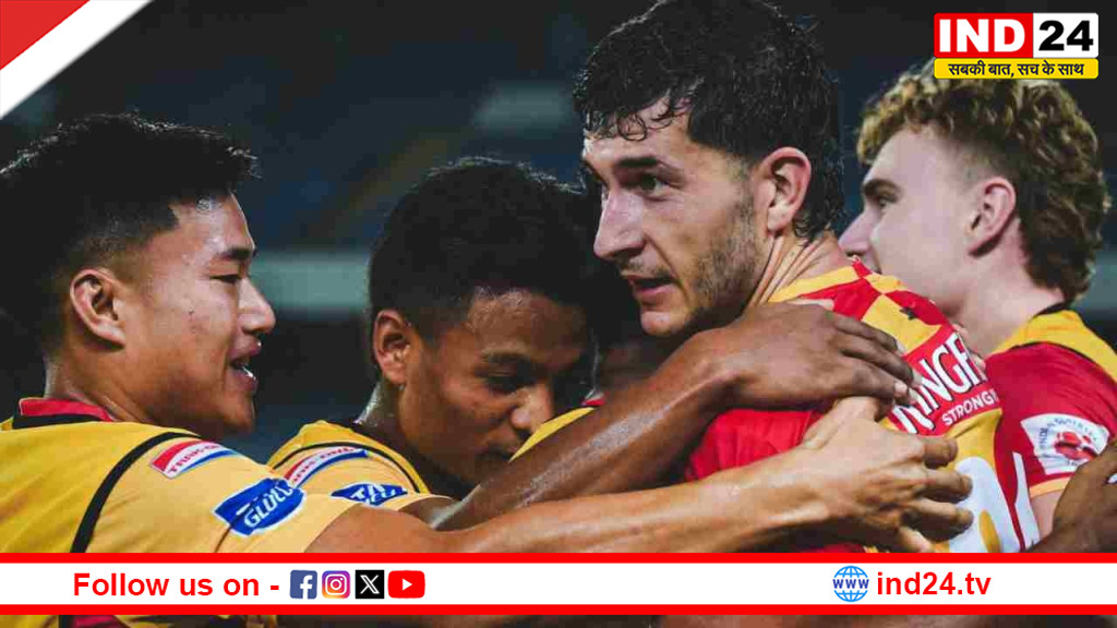  10 खिलाड़ियों के साथ भी 'लाल-पीले' ब्रिगेड का जज्बा; आखिरी मिनट के गोल से ईस्ट बंगाल ने बेंगलुरु को 3-3 पर रोका