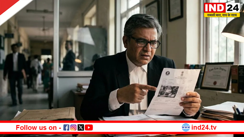 ट्रैफिक सिस्टम में चूक: घर में खड़ी थी बाइक, वकील उज्जैन में थे, कट गया स्कूटी का चालान