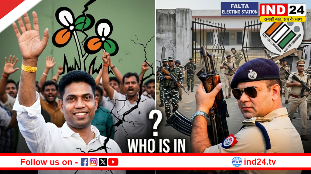 फलता में 'सिंघम' बनाम 'पुष्पा': पुलिस ऑब्जर्वर अजय पाल शर्मा के सामने टीएमसी समर्थकों ने की नारेबाजी