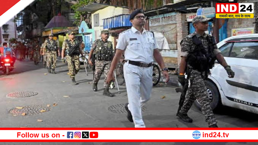कोलकाता बना मानो युद्धक्षेत्र, वोट संभालने के लिए 22 हजार अर्धसैनिक बल, सड़कों पर 10 हजार पुलिस