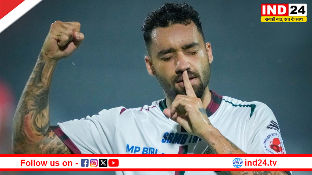 भारी बारिश और जलभराव के बीच मोहन बागान की जीत: नॉर्थईस्ट को हराकर फिर पहुंचे टॉप पर