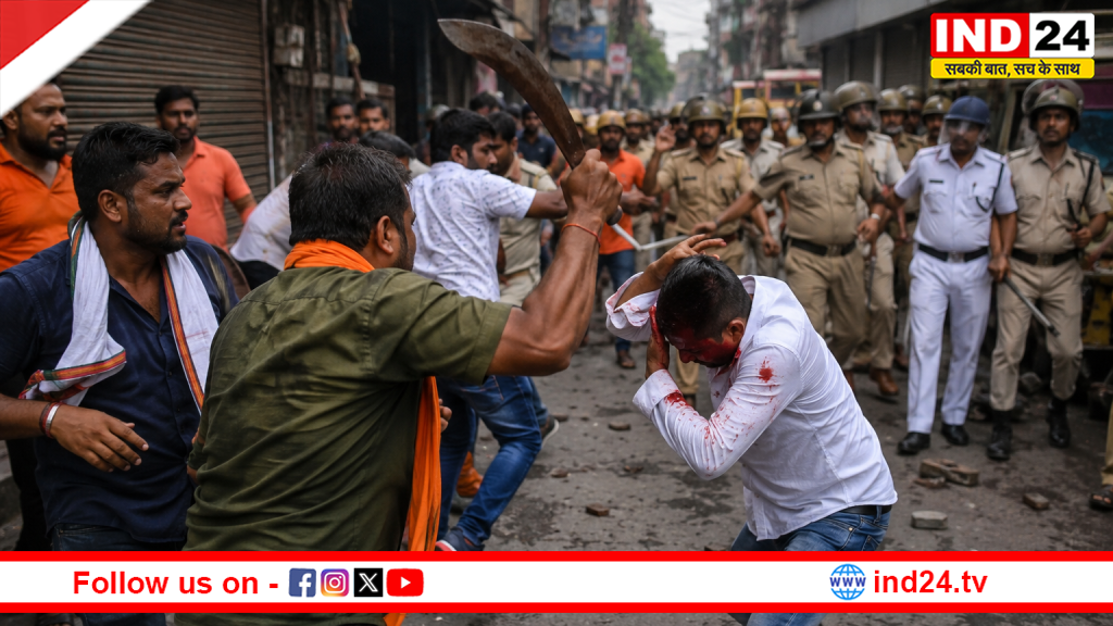 गड़िया में TMC-BJP कार्यकर्ताओं में झड़प, बीजेपी कार्यकर्ता पर चापर से हमला, इलाके में भारी पुलिस तैनाती