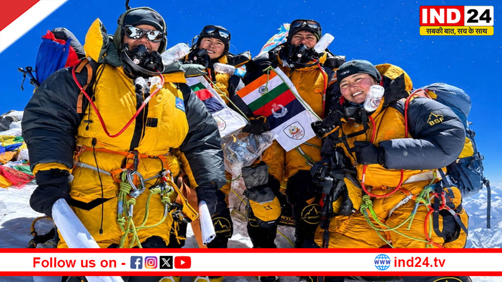 BSF की महिला टीम ने फतह किया माउंट एवरेस्ट, ‘मिशन वंदे मातरम’ पर अमित शाह ने किया सैल्यूट