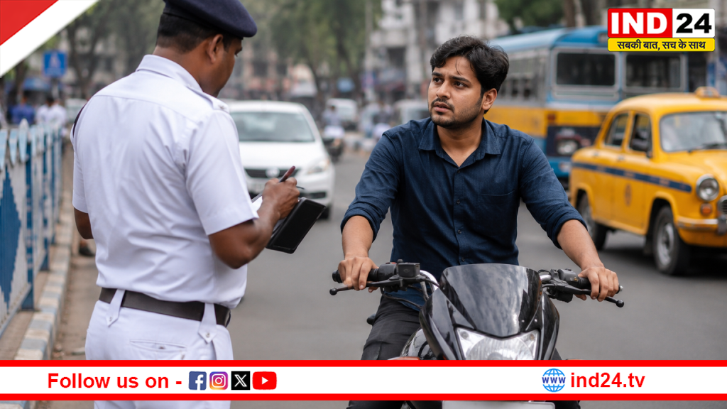 कोलकाता में बिना हेलमेट बाइक चलाना पड़ेगा महंगा, ट्रैफिक पुलिस का सख्त एक्शन