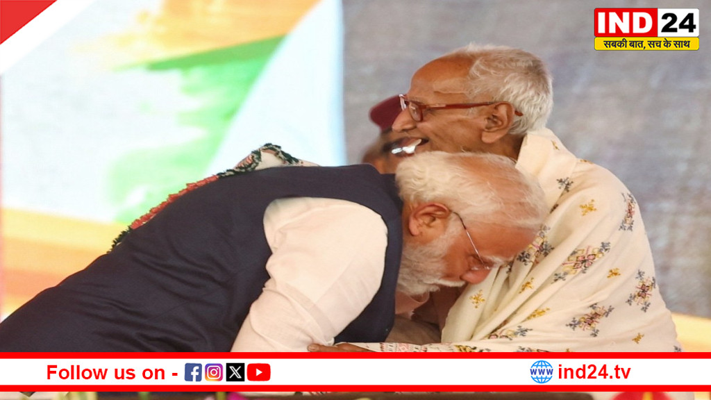  कौन हैं 98 वर्षीय माखनलाल सरकार? जिनके पैर छूकर पीएम मोदी ने लिया आशीर्वाद; ब्रिगेड के मंच पर भावुक हुए कार्यकर्ता