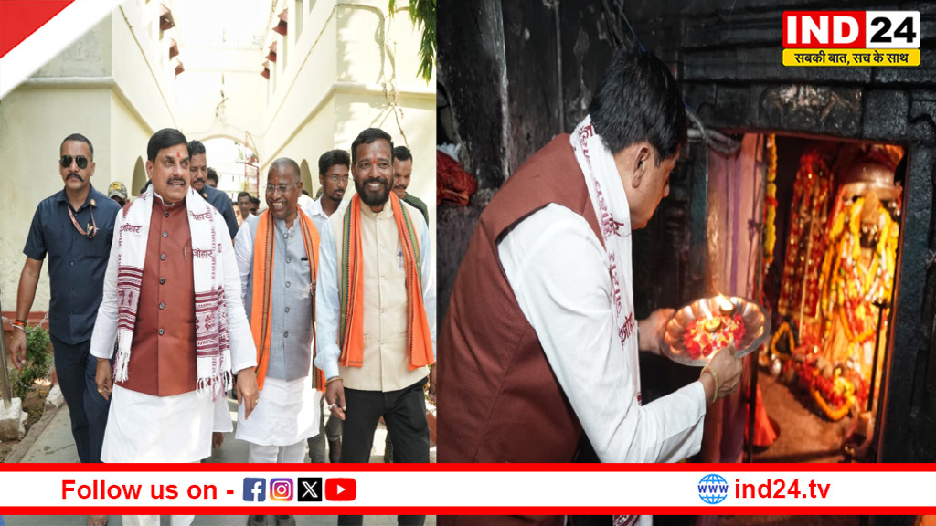सीएम डॉ. मोहन  यादव ने किए मां दंतेश्वरी के दर्शन, बोले- सबके कल्याण के लिए मां से मांगा आशीर्वाद