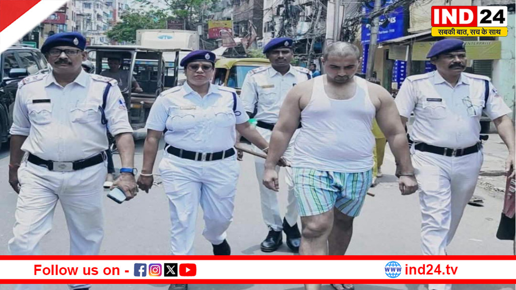 हावड़ा के कथित ‘डॉन’ आकाश सिंह को अंडरवियर में सड़कों पर घुमाया, पुलिस ने कराया क्राइम सीन री-कंस्ट्रक्शन