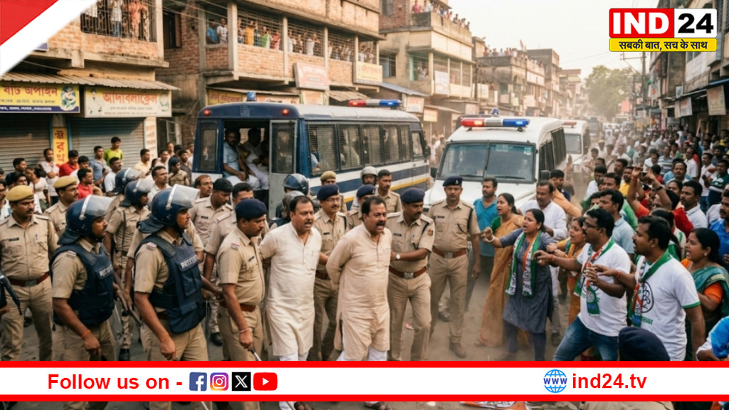 चुंचुड़ा में बड़ी कार्रवाई- TMC चेयरमैन, वाइस चेयरमैन समेत 10 कार्यकर्ता गिरफ्तार, इलाके में मचा हड़कंप