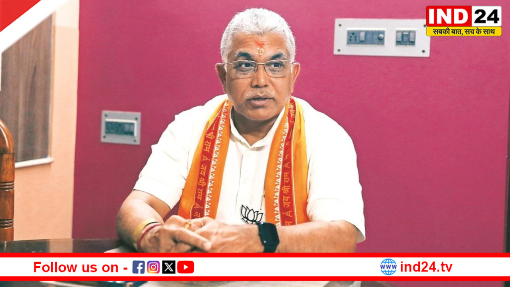  देश की सुरक्षा के लिए जो काम पहले नहीं हुआ था वो अब हो जाएगा - दिलीप घोष