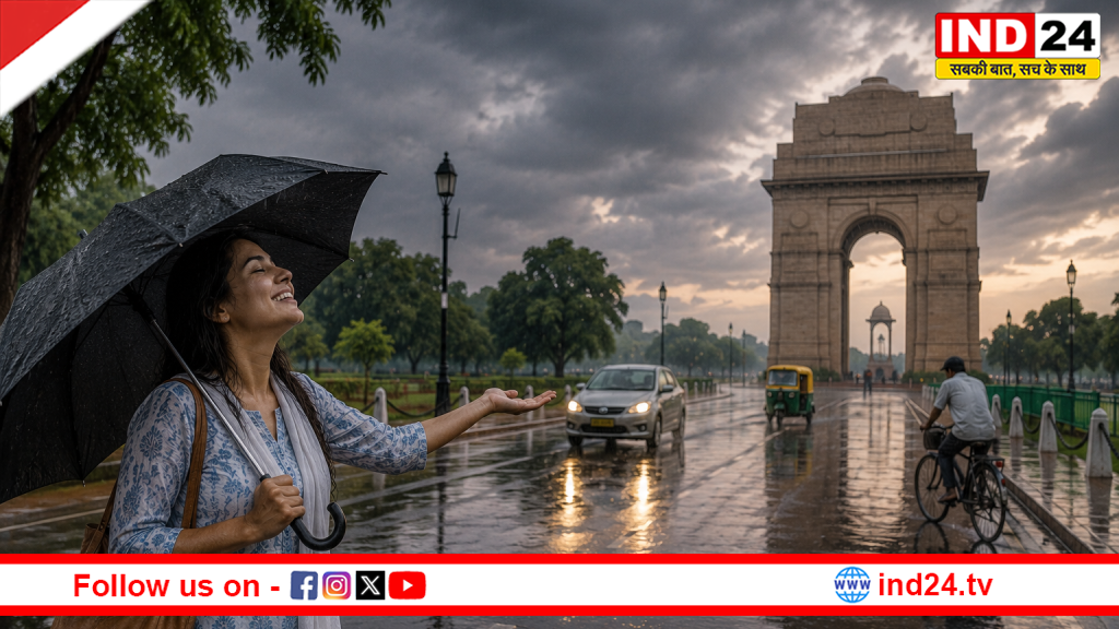 दिल्लीवालों को मिली गर्मी से राहत! 14 दिन बाद 40°C से नीचे आया पारा, अगले 48 घंटे बारिश के आसार