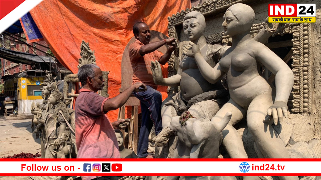 मिट्टी की किल्लत से संकट में कुमार्टुली बार-बार की बैठकों के बाद भी नहीं सुलझा जट, आंदोलन की राह पर मूर्तिकार
