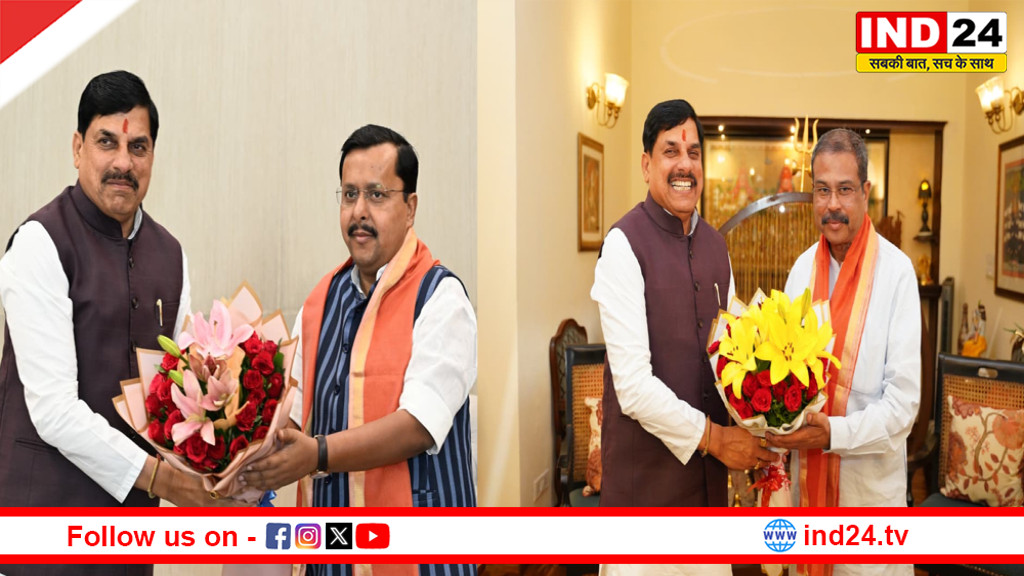 सीएम डॉ. मोहन यादव ने भाजपा राष्ट्रीय अध्यक्ष नितिन नवीन से की मुलाकात, बोले- शुभेंदु के नेतृत्व में बंगाल में होगा विकास