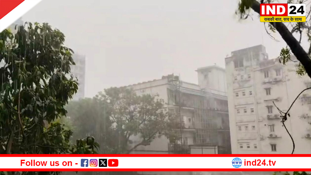 कोलकाता में झमाझम बारिश शुरू, गरज-चमक और तेज हवाओं से मौसम हुआ सुहाना