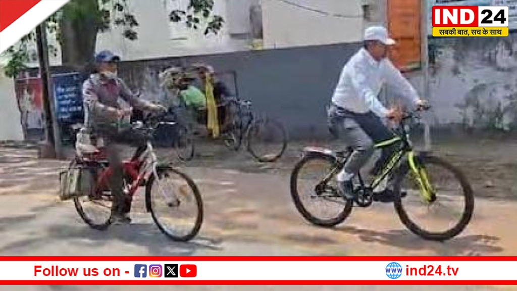 साइकिल पर निकले जस्टिस साहेब, हाई कोर्ट पहुंचकर दिया तेल बचाने का संदेश