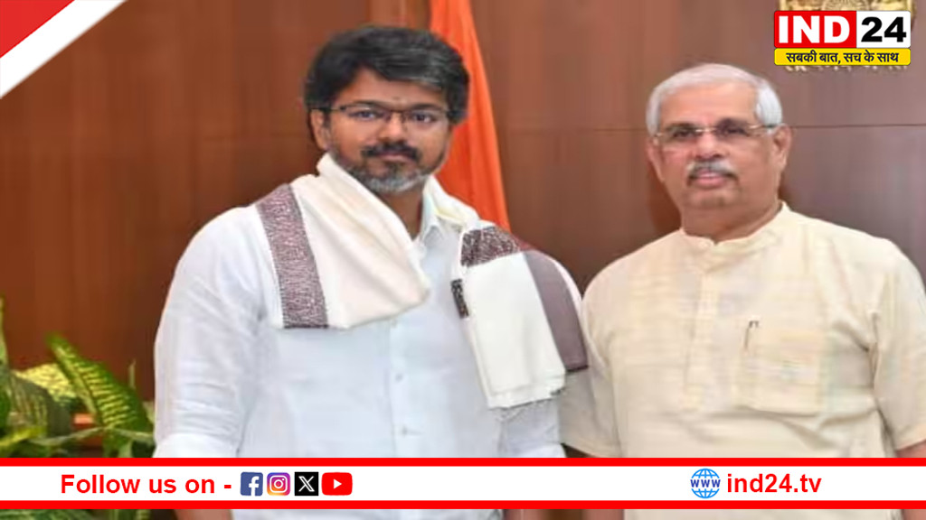 विजय कल तमिलनाडु CM पद की शपथ ले सकते हैं,राज्यपाल को 121 विधायकों का समर्थन पत्र सौंपा