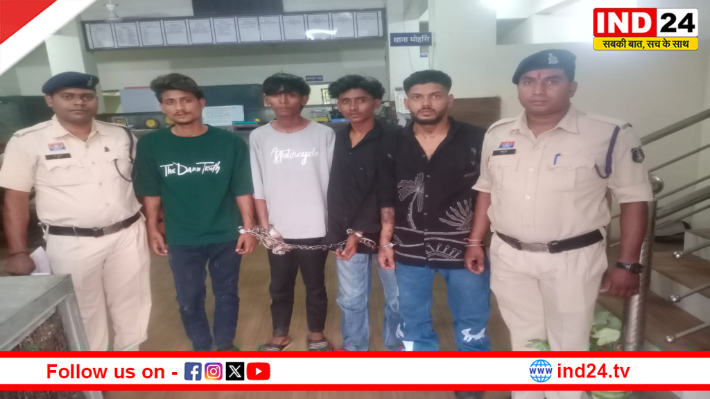 राजधानी रायपुर में पटाखा बम फेंक दहशत फैलाने वाले 6 आरोपी गिरफ्तार