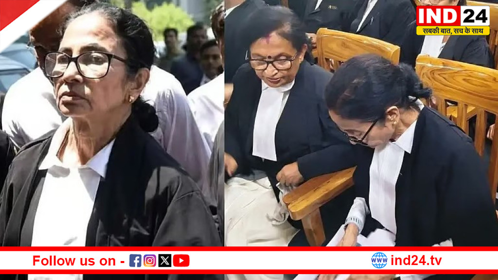  कोलकाता हाईकोर्ट में भारी हंगामा! वकील की ड्रेस में पहुंचीं ममता बनर्जी को देख लगे 'चोर' के नारे, जय श्री राम की गूंज से तनाव