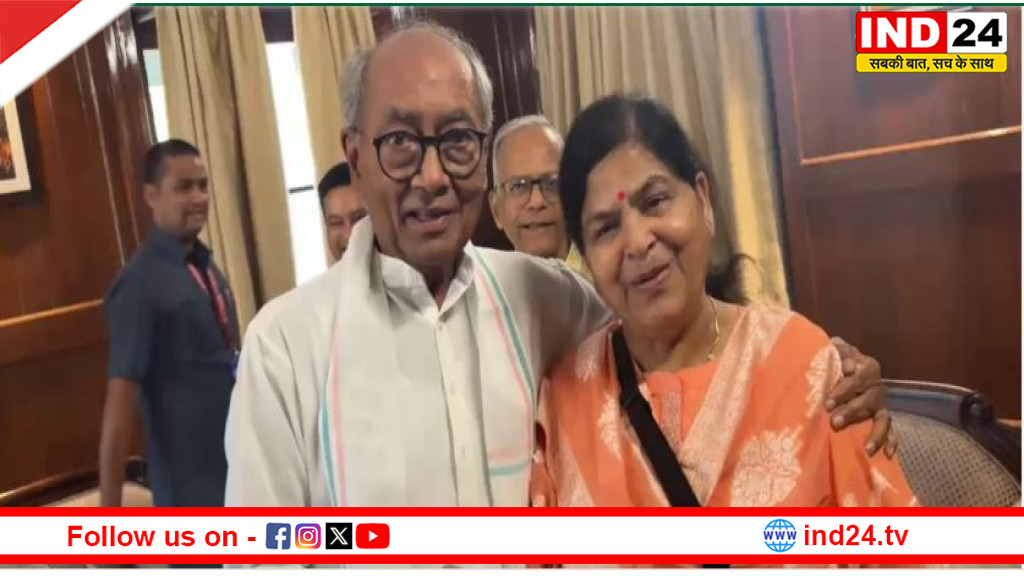 राजनीति की खूबसूरत तस्वीर:दिग्विजय सिंह और उषा ठाकुर के बीच सनातन पर दिलचस्प बहस, पूर्व सीएम ने कहा- ‘मैं तुमसे बड़ा सनातनी’