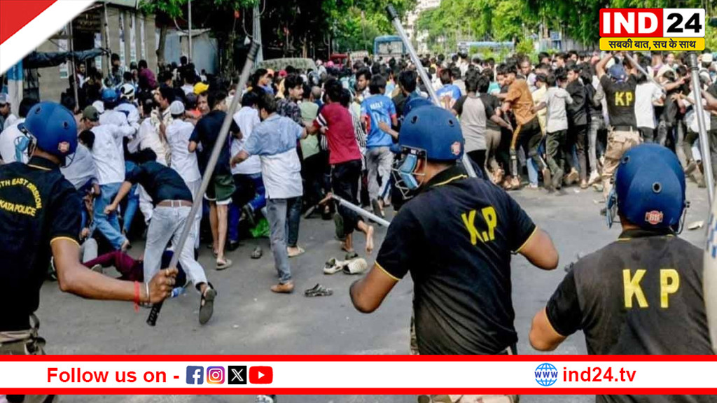 कोलकाता के पार्क सर्कस में बवाल के बाद भारी सुरक्षा बल तैनात: RAF और वाटर कैनन मुस्तैद, अब तक 38 गिरफ्तार