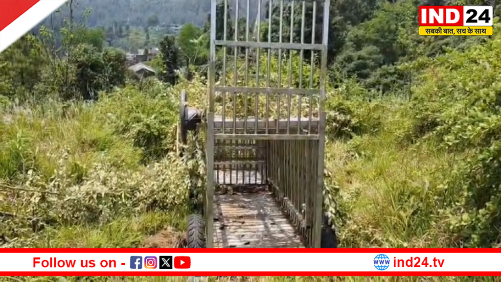 लोहाघाट के रायनगर चौड़ी में गुलदार का आतंक, वन विभाग ने लगाया पिंजरा