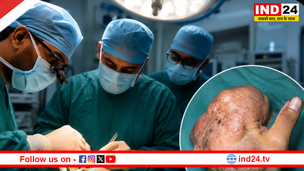 नाक के संक्रमण से हाथ तक फैला दुर्लभ ट्यूमर, NRS अस्पताल में सफल जटिल सर्जरी में डॉक्टरों ने बचाया अंगूठा
