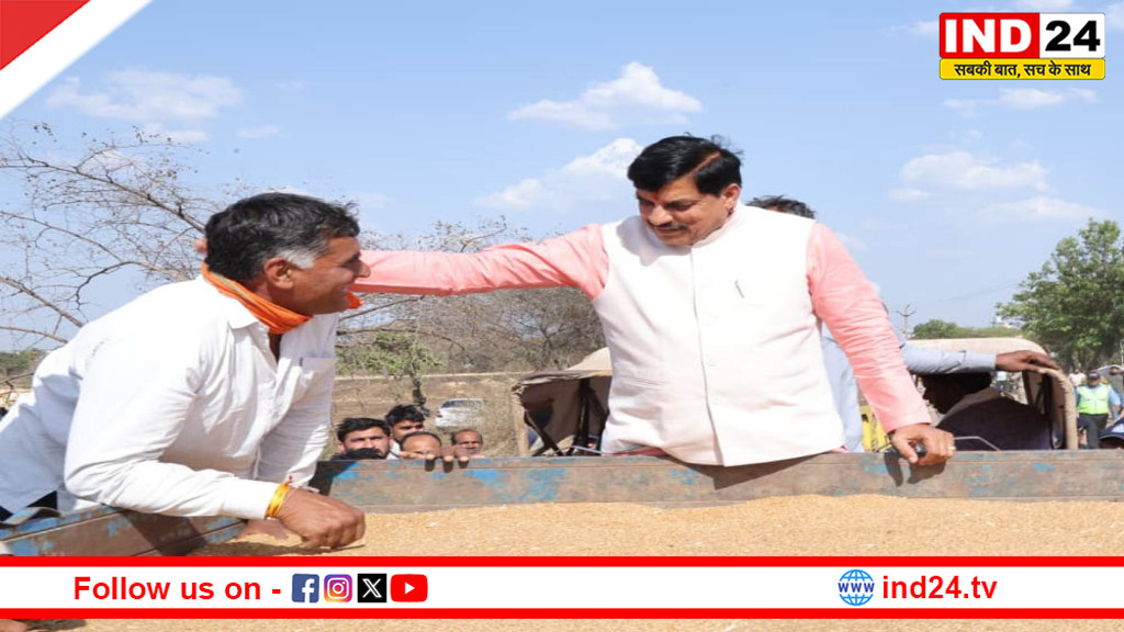 फिर अचानक गेहूं उपार्जन केंद्र पहुंचे सीएम डॉ. मोहन, रिलीज किया वेयरहाउस की क्षमता बढ़ाने का ऑर्डर
