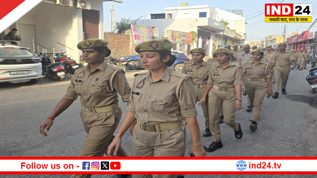 बकरीद को लेकर संभल प्रशासन अलर्ट, संवेदनशील इलाकों में फ्लैग मार्च और अतिरिक्त पुलिस बल तैनात 