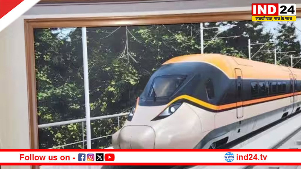 भारत की पहली बुलेट ट्रेन की तस्वीर आई सामने, 2027 से शुरू होगा मुंबई-अहमदाबाद हाई स्पीड रेल प्रोजेक्ट