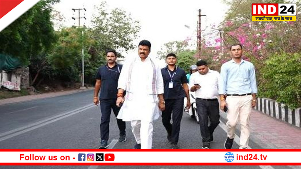 पीएम मोदी की अपील का असर,मंत्रालय से बंगले तक पैदल पहुंचे मंत्री गोविंद सिंह राजपूत,दिया स्वास्थ्य और सादगी का संदेश