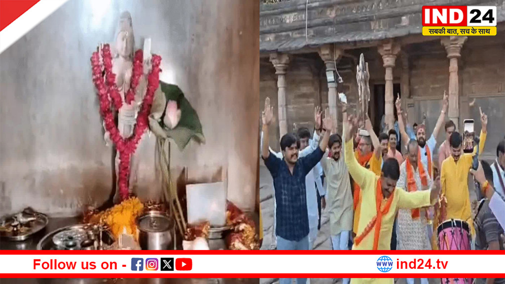 धार भोजशाला में नई व्यवस्था के बाद शुरू हुई पूजा, गर्भगृह में मां वाग्देवी की महाआरती