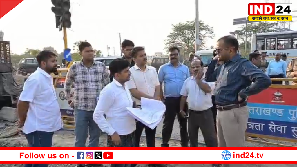 कांवड़ यात्रा से पहले हरिद्वार में तेज हुए फ्लाईओवर निर्माण कार्य, धीमी गति पर डीएम मयूर दीक्षित सख्त