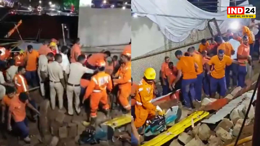 आस्था के बीच मातम! परभणी के प्रसिद्ध यशवाड़ी मारुति मंदिर में ढहा सभा मंडप, कई श्रद्धालुओं के दबे होने की आशंका