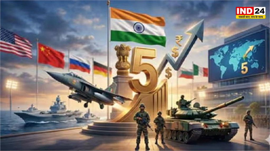 रक्षा शक्ति में भारत की बड़ी छलांग: दुनिया का 5वां सबसे बड़ा सैन्य व्ययकर्ता बना भारत, परमाणु क्षमता भी बढ़ी