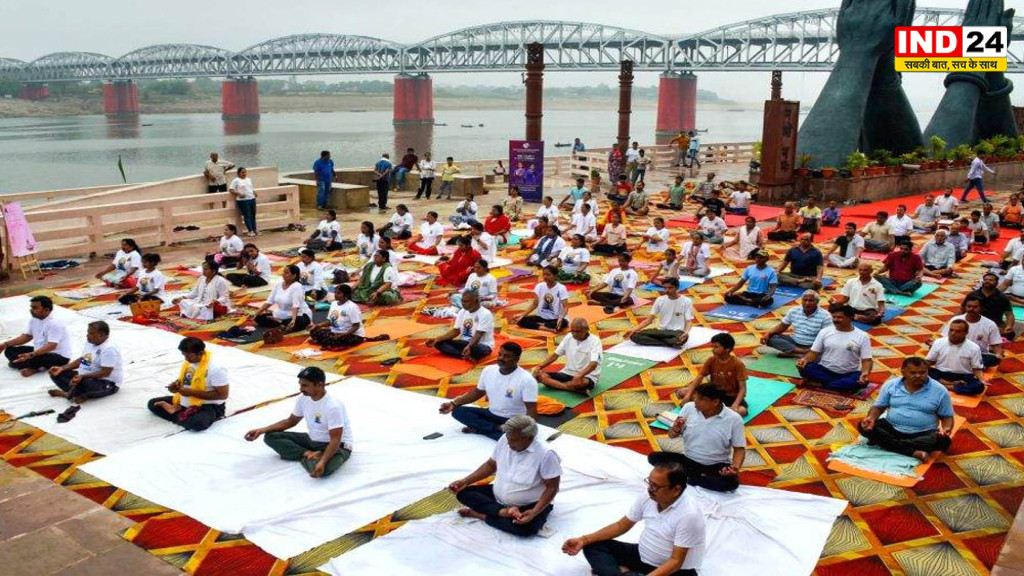 नमो घाट से योग सप्ताह का शुभारंभ, अंतरराष्ट्रीय योग दिवस से पहले शुरू हुआ विशेष अभियान