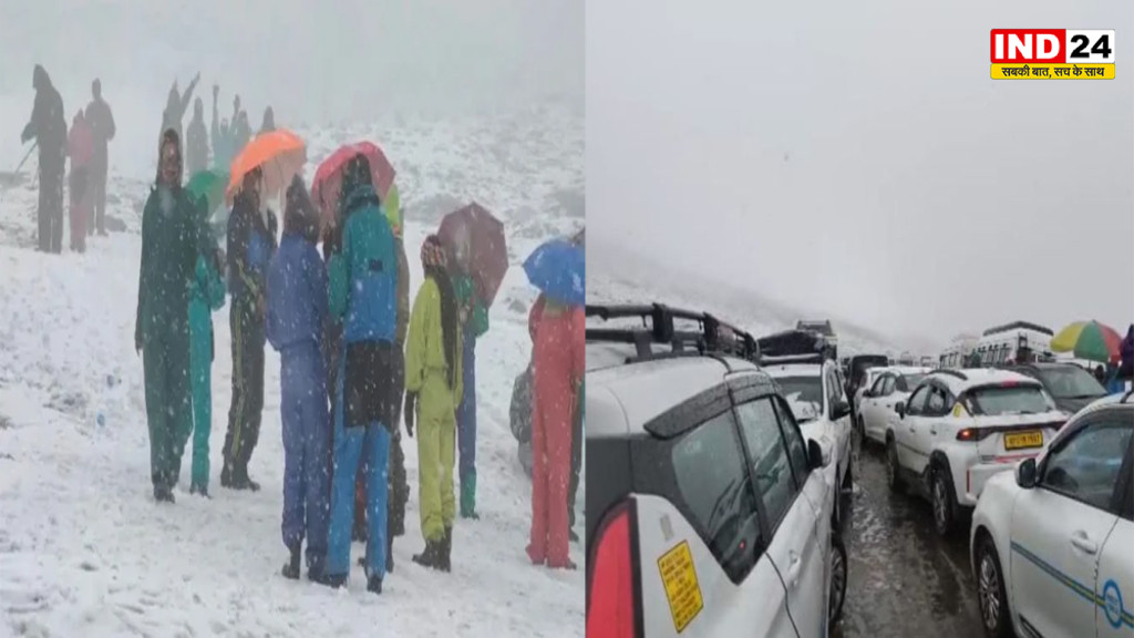 Rohtang Snowfall: जून में रोहतांग में 3 इंच ताजा बर्फबारी, ठंड से कांपे पर्यटक; मनाली के होटल 95% तक हुए पैक