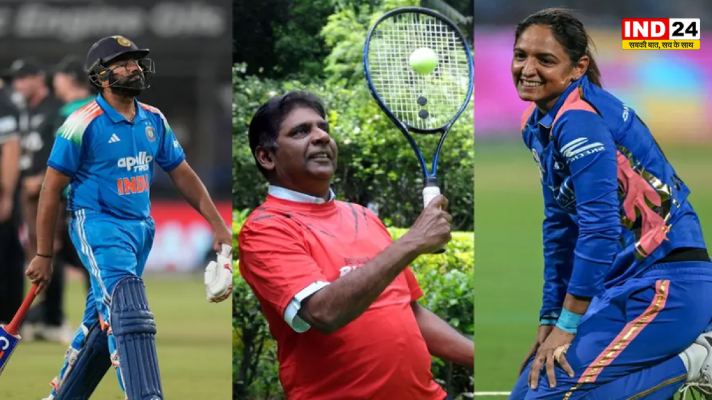 पद्म सम्मान से सम्मानित हुए खेल जगत के सितारे, रोहित शर्मा को पद्मश्री और विजय अमृतराज को पद्म भूषण