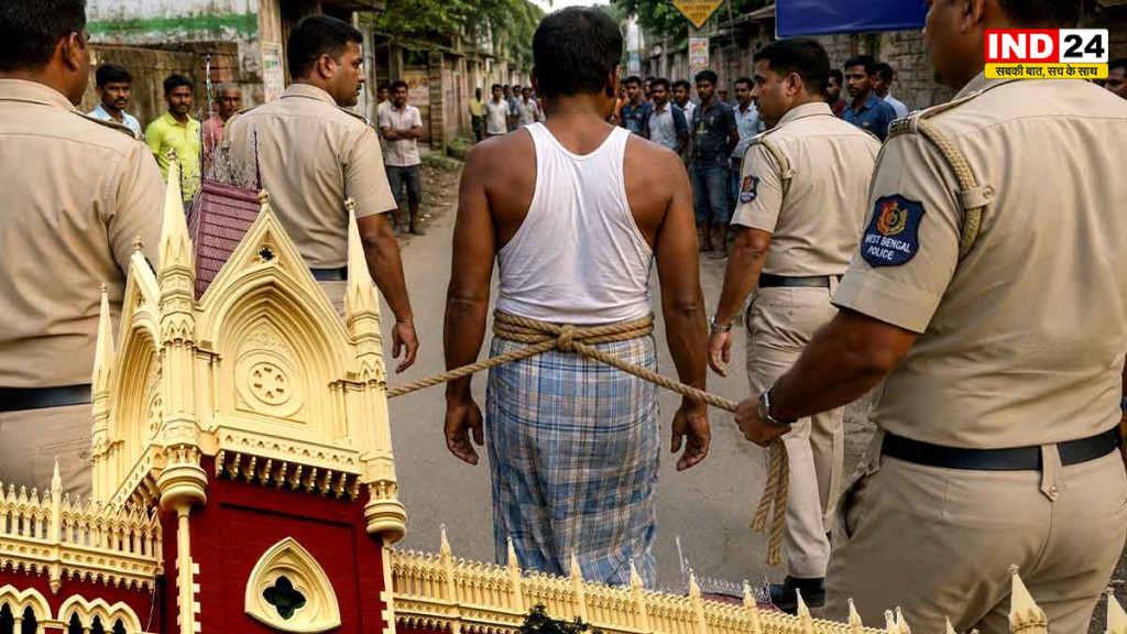 आरोपी को फांसी दे दो, लेकिन उसका अपमान मत करो': कमर में रस्सी बांधकर घुमाने पर पुलिस पर भड़का कलकत्ता हाई कोर्ट, राज्य से मांगी रिपोर्ट